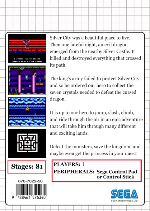 Silver Valley (Homebrew) — Box back
